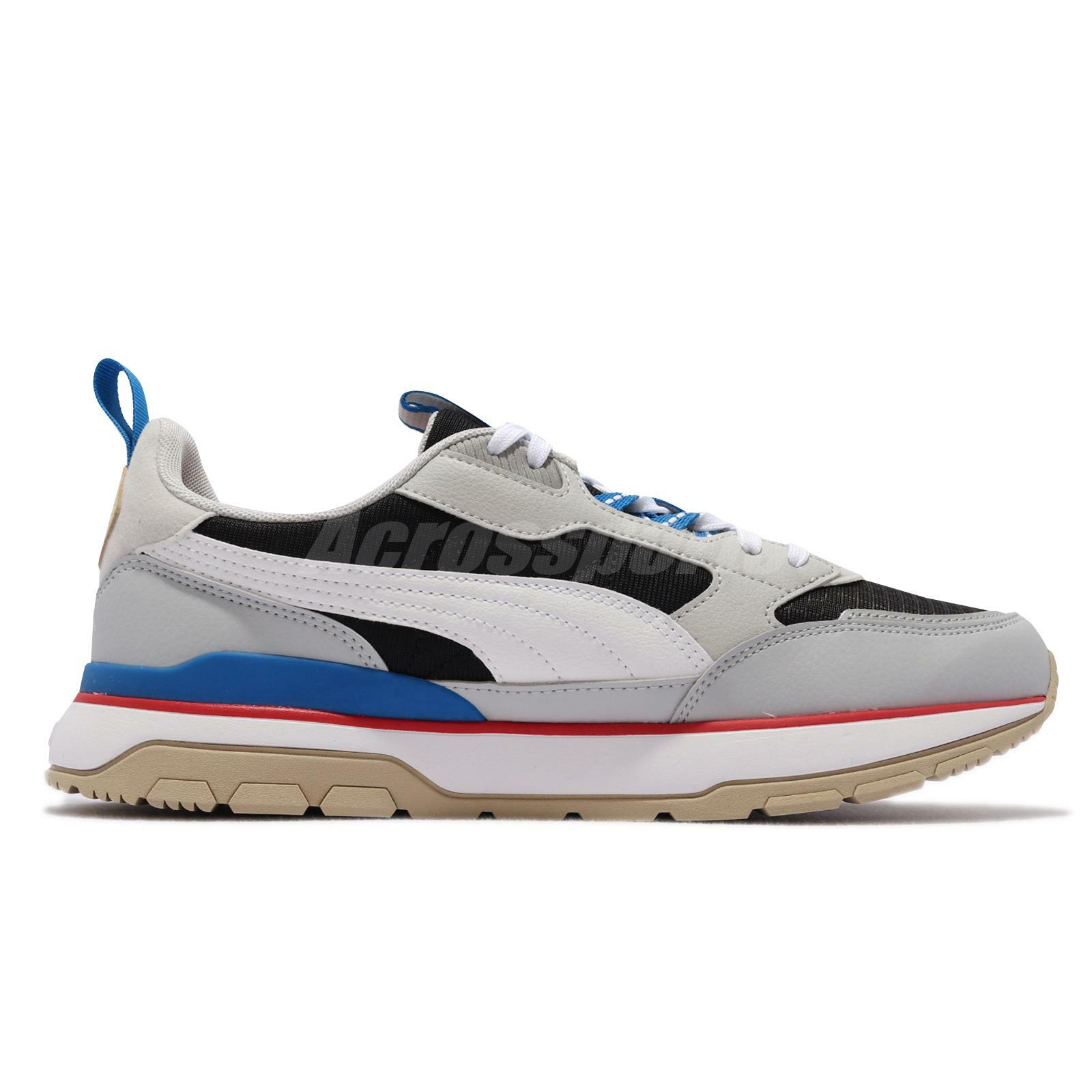 Puma R78 Trek Black Grey Blue White Men Unisex Casual Shoes Sneakers 380728-03 Popularna WYPRZEDAŻ, okazja