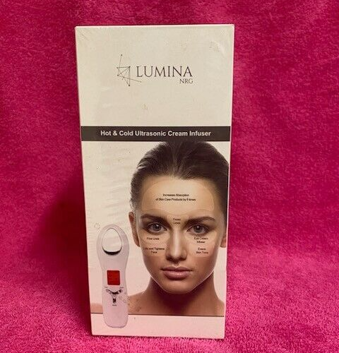 !NEW! LUMINA NRG Hot & Cold UltraSonic Cream Infuser Full Face & Neck Therapy