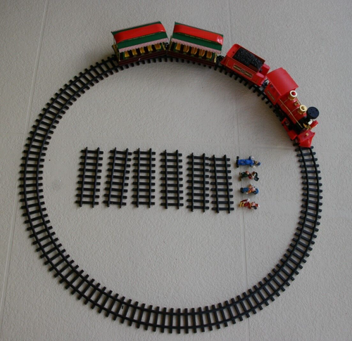 Walt Disney World Railroad Train Set Holiday Mickey Friends Figure Playset WORKS - Picture 7 of 24