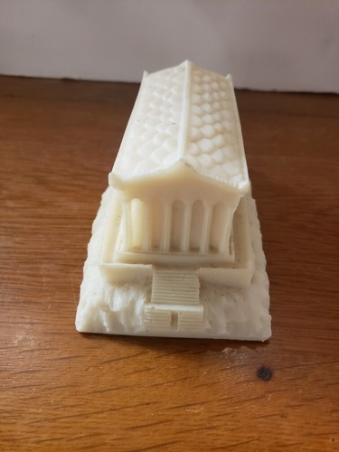 2005 Griechisches Fest Alabaster Parthenon Souvenir Figur, Made in Greece - Bild 2 von 6