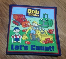 Bob the Builder 'Lets Count' Preschool Soft Fabric Counting Numbers Book EUC
