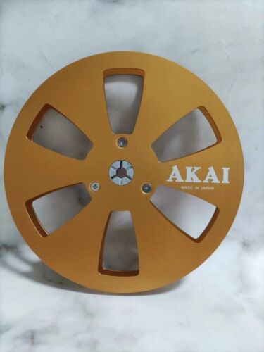 Ein Paar 7" schwarz AKAI 1/4" Aluminium leere Tonbandspulen für R2R Tonbandgeräte - Bild 4 von 5