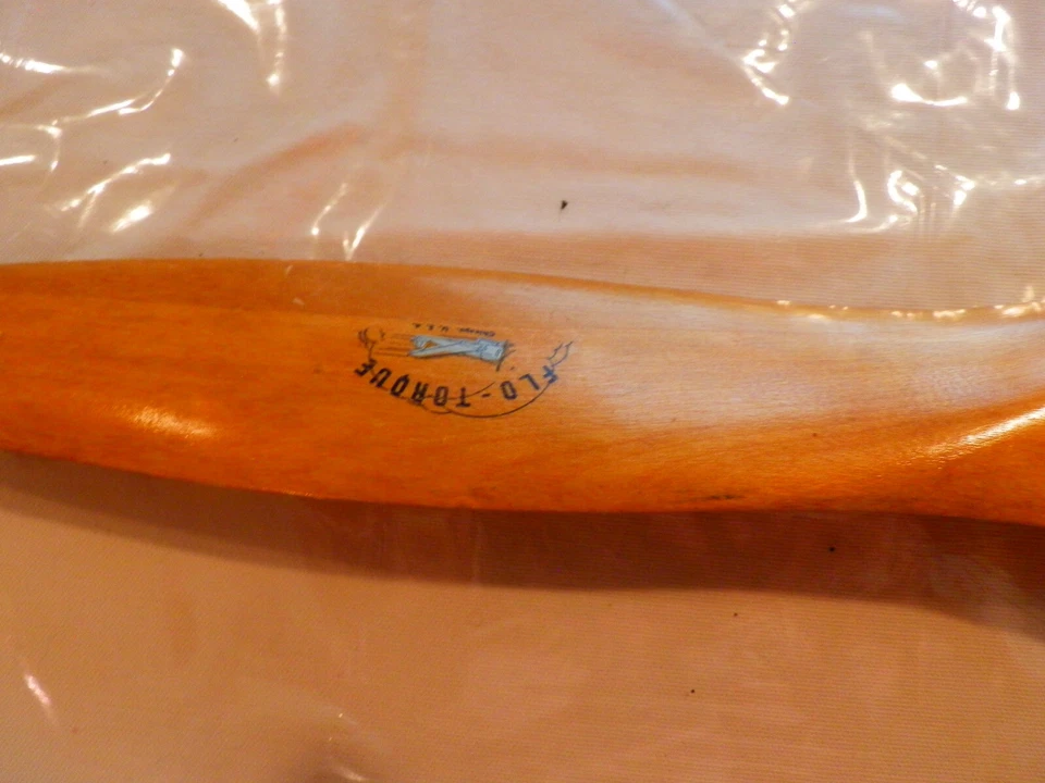 Hélice de madera vintage Flo-Torque Air Boat o avión 26" Foto 3 de 4