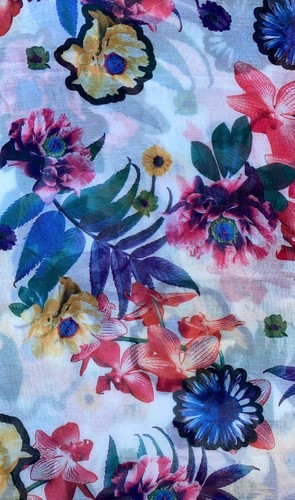 Fashion Floral Printed Scarf Classic Super Soft Premium Hijab Shawl Wrap - Picture 3 of 9