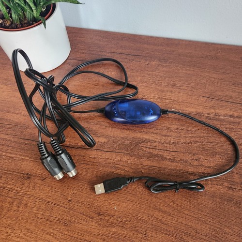 M-Audio MidiSport Uno 1-In/1-Out Cable USB MIDI Interface Mac PC - Picture 2 of 4