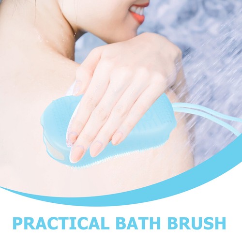 2pcs Bad -Peelingbürsten mit Schwammgesichtsreinigungswäschern mit Haken - Bild 2 von 11