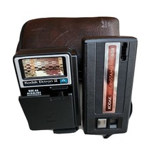 VTG KODAK TELE-INSTAMATIC 608 Camera w/Kodak Elektron II Mod A Electronic Flash