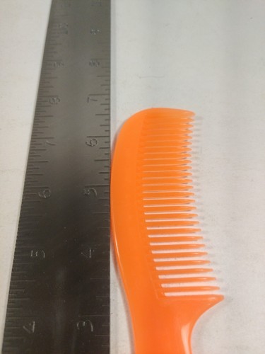 Vintage Unbreakable 6.5” Super COMB Orange Original Old Stock - Picture 2 of 3