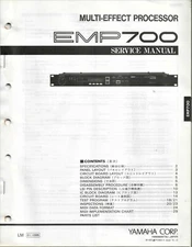Original YAMAHA MULTI  EFFECT PROCESSOR  EMP700 SERVICE MANUAL (English)