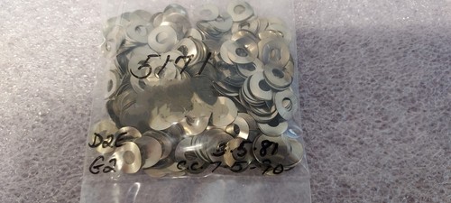 "LOT OF 10" - PN# 5171 - WASHER, CONCAVE (.1 THICKNESS,1.9 ID, 4.2 OD) - Picture 3 of 4