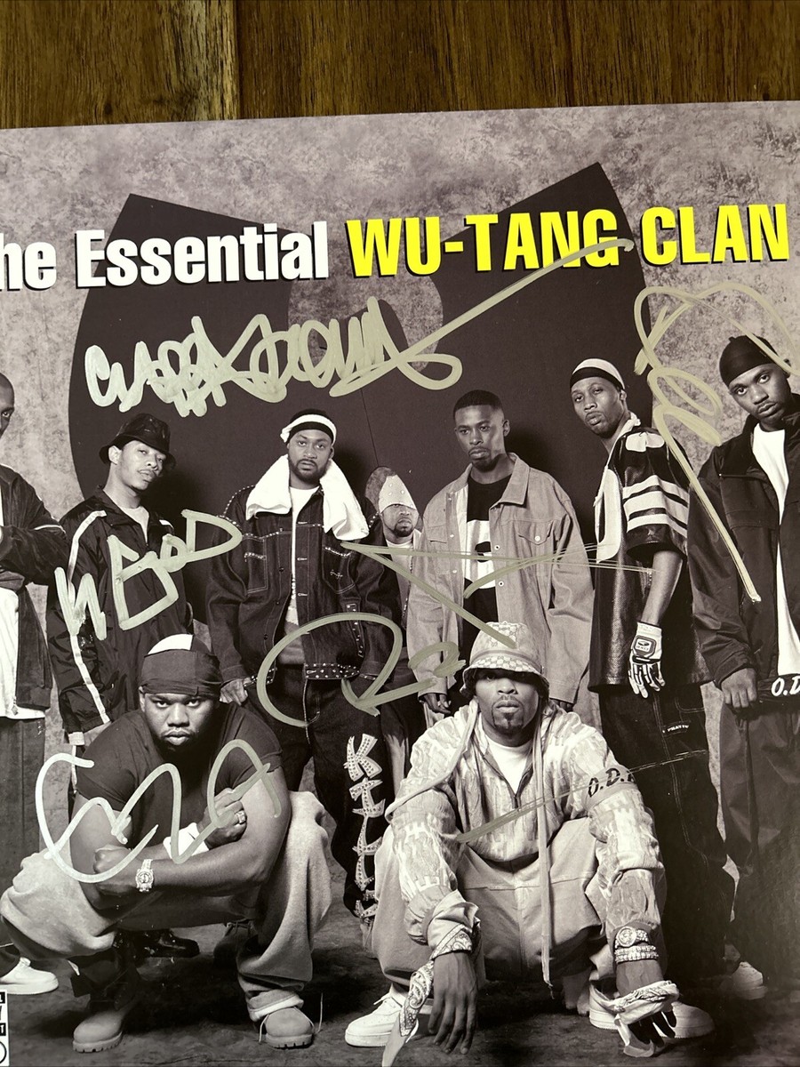 Wu Tang Clan' Signed 'The Essential' Vinyl Album Record Wu