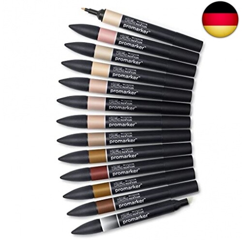 Winsor & Newton 0290172 ProMarker Professioneller Layoutmarker - 2 Spitzen, - Bild 3 von 4