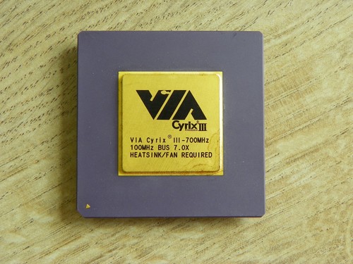 Rare CPU Processor VIA Cyrix III 700MHz core-Samuel 32bit Gold Socket 370 100MHz - Bild 3 von 6