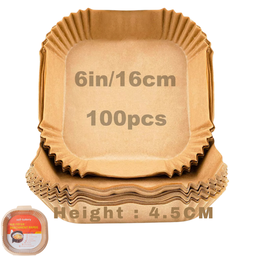 Air Fryer Disposable Paper Liner Waterproof Non Stick Pan Baking Parchment Paper - Picture 7 of 9