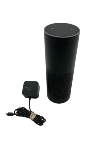 Amazon ECHO SK705DI Black1st Generation Alexa Smart Speaker Powers On Untested