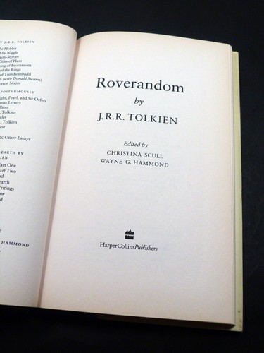 J R R TOLKIEN Roverandom 1st/1st HB DW 1998 & the 2013 reissue HB DW - Picture 2 of 7