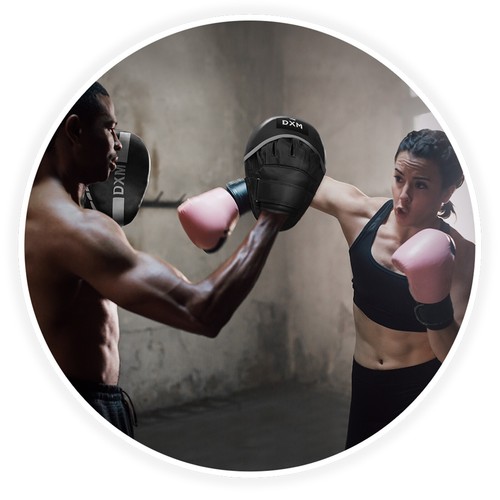 DXM Boxing Pads Focus Punch Mitts Hook & Jab MMA Muay Thai Kickboxing Training - Picture 55 of 72