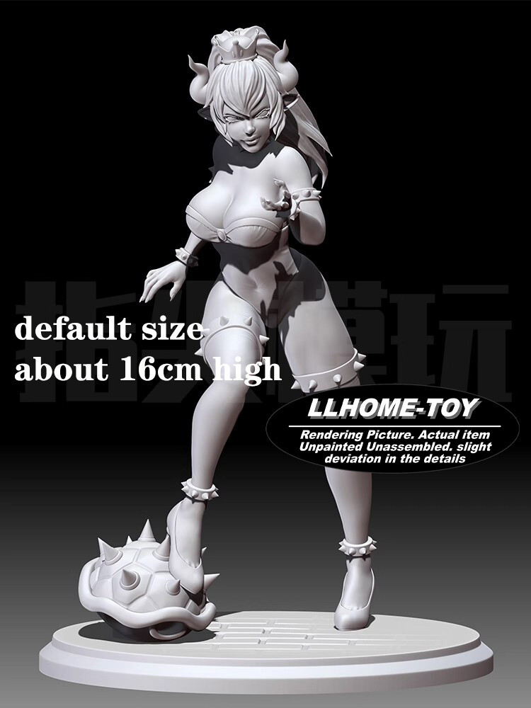 Аниме Бантик Принцесса прекрасная девушка подставка из смолы с 3D принтом GK Kit Фигурка неокрашенная