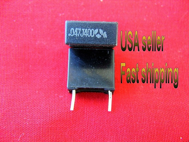 FREE SHIPPING 400v metalized film poly capacitors 0.1uf .1uf 3 pcs rd