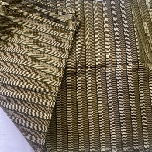 Queen Sized Bedskirt Palm Beach JC Penney Brown Green