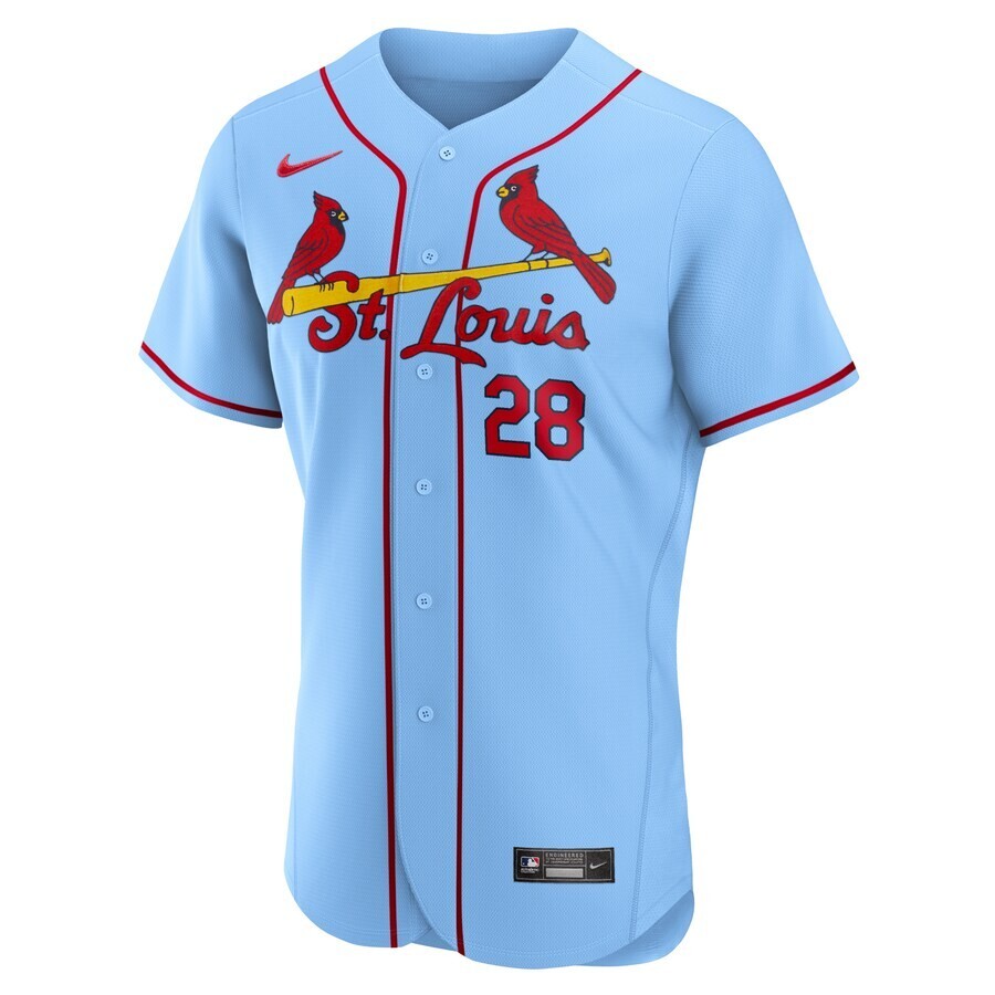 Nolan Arenado St. Louis Cardinals Autographed Light Blue Nike Authentic Jersey