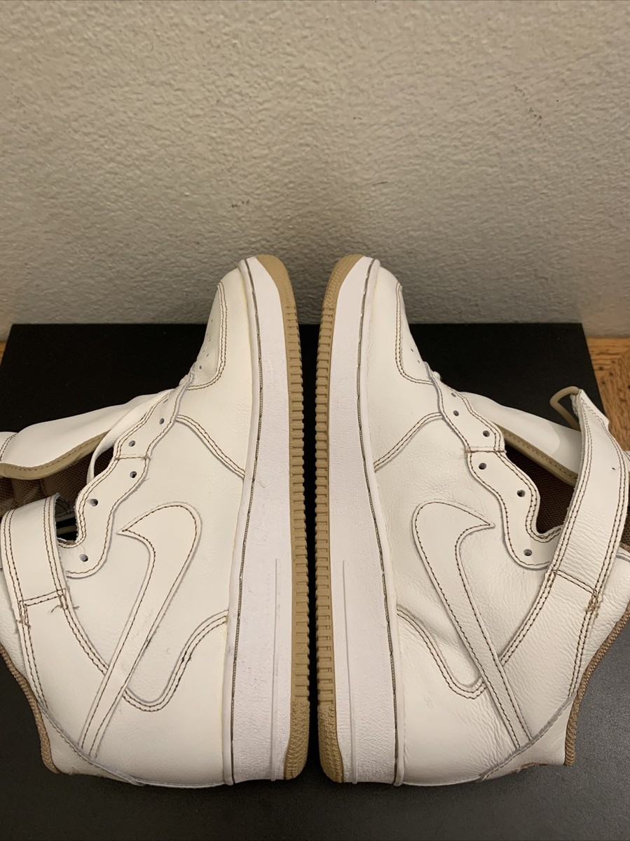 VTG 2001 Nike Air Force 1 Mid B Sneakers 624039-114 Men's Sz VTG 2001 Nike Air Force 1 Mid B Sneakers 624039-114 Men's Sz