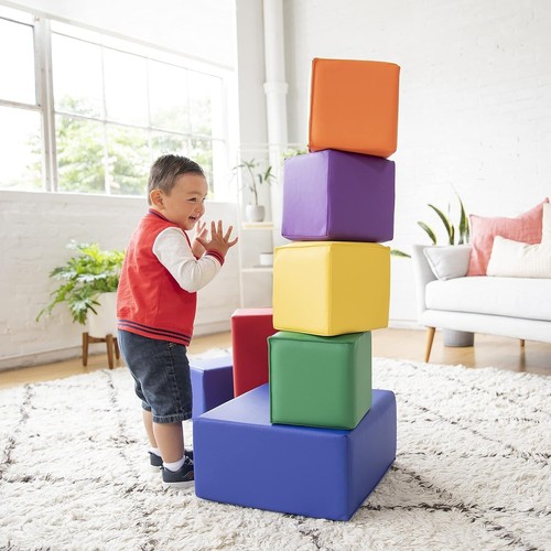 Soft Foam Building Blocks Set - GREENGUARD Certified for Safe Play Environments - Picture 10 of 11