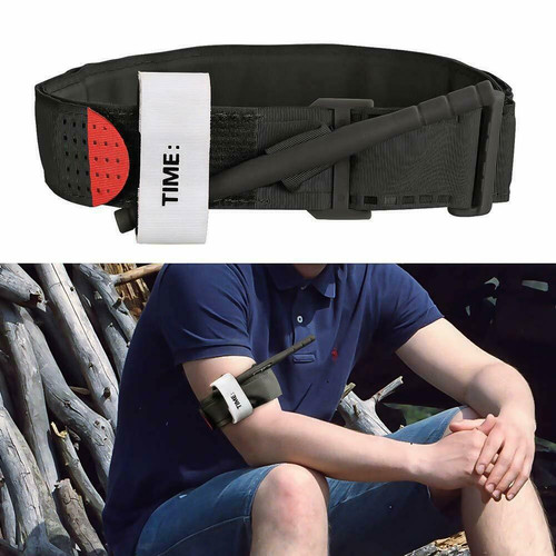 1-30X Bundeswehr Erste Hilfe Set Militär Tourniquet israeli Bandage Red Tip NEU - Bild 5 von 19
