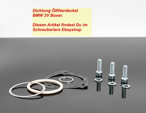 Junta cárter de aceite BMW R60/5 R80 R100 R45 R65 R100 con tornillo de drenaje de aceite Inbus M18 - Imagen 13 de 16