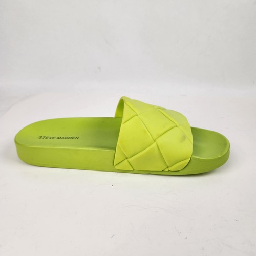 Steve Madden Lime Green Slides Size US Womens 8 - 第 6/12 張圖片