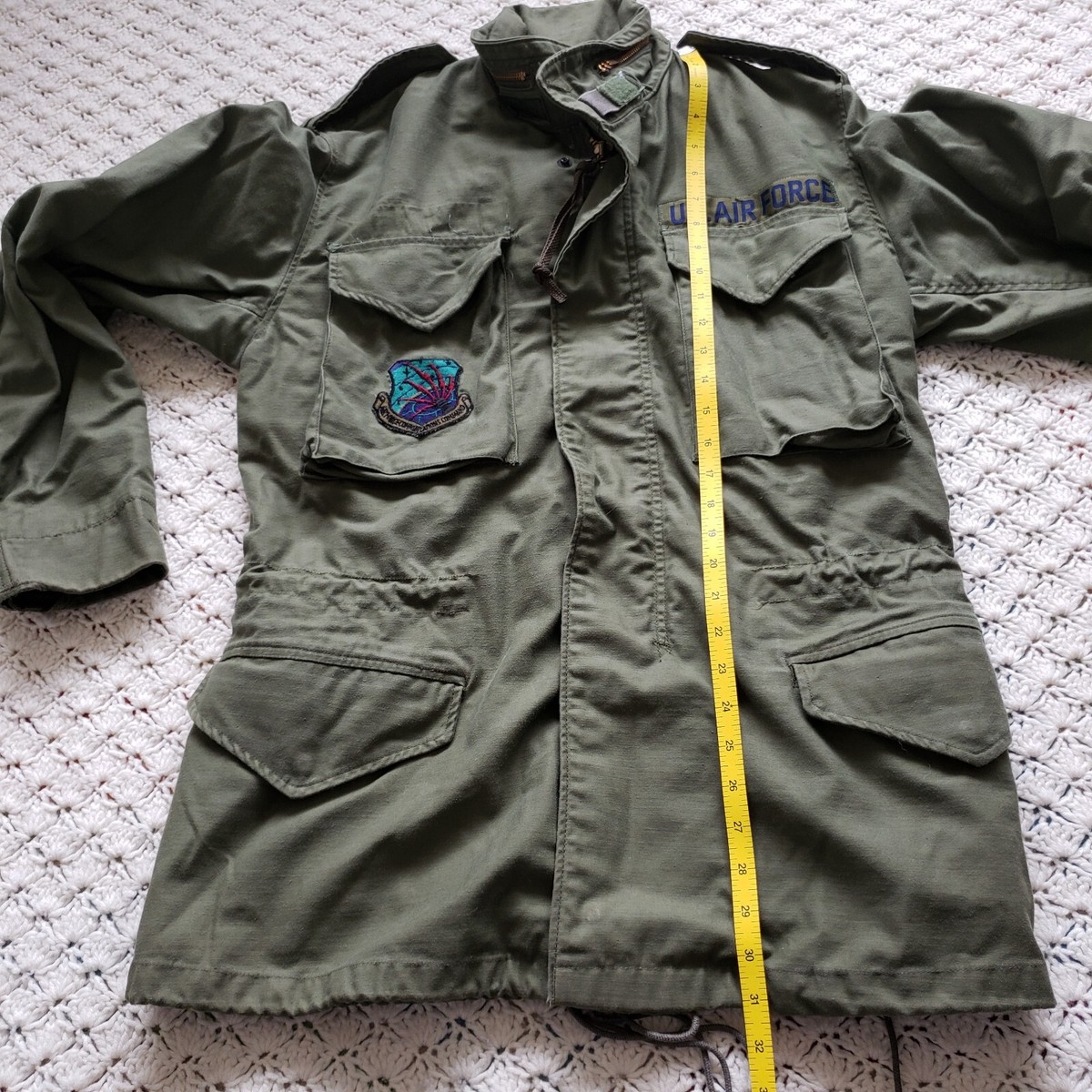 Vtg Alpha Industries OG-107 Cold Weather Field Jacket Coat