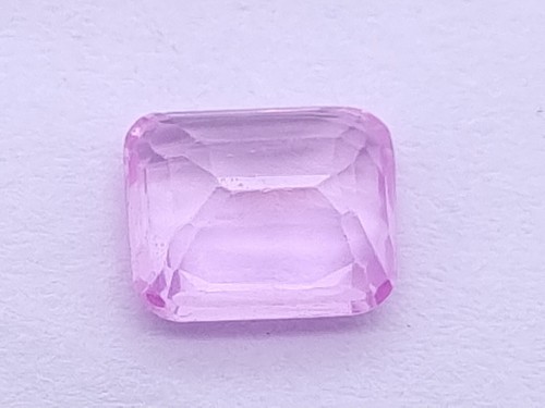 2.85 Ct Natural EGL Certified Emerald Cut Pink Sapphire Loose Gemstone - Picture 2 of 6
