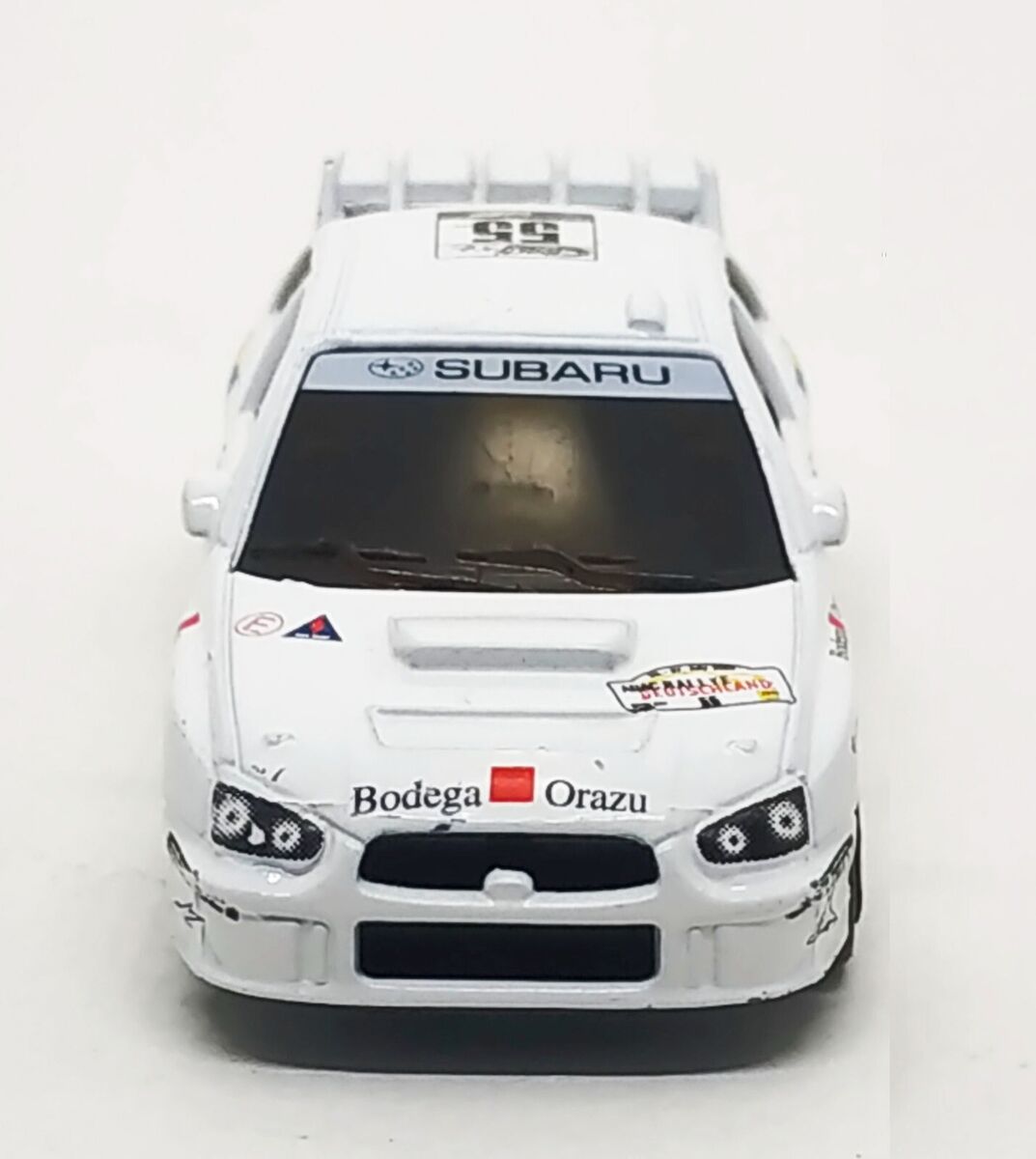 Majorette Subaru Impreza WRC White no.55 1:57 (3