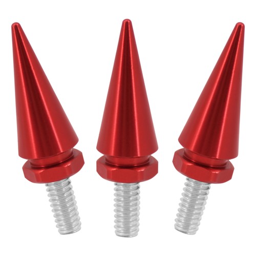 3x Red Impaler Spike Wind Screen Windshield Bolt For Electra Street Glide 96-13 - Picture 10 of 13
