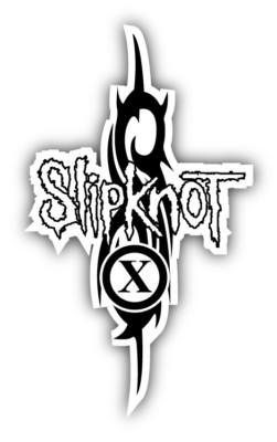 Slipknot Music Logo Car Bumper Sticker Decal - 9'', 12'' or 14