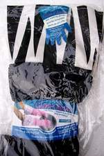 EVRIHOLDER GLAM GLOVES Latex Dishwashing Cleaning Gardening Gloves~BLACK~ SEALED