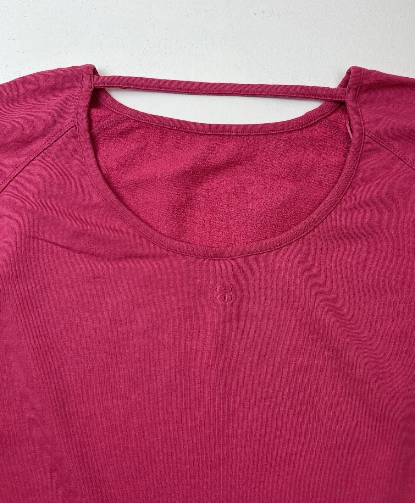 sweaty-betty after class sport pullover tayberey coral sweatshirt