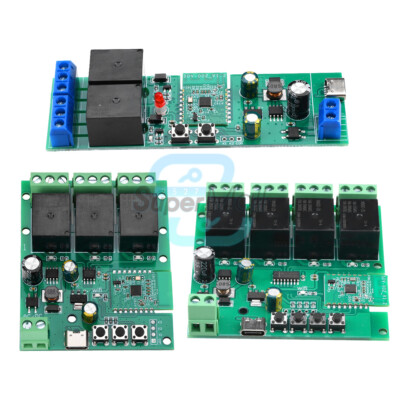 Ewelink AC DC7-32V 2/4 Way Intelligent Bluetooth WIFI Relay Switch Module Type-C