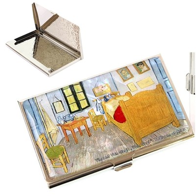 Business Card Case Holder ID Credit Card Case Mother of Pearl Made Korea HBC1002