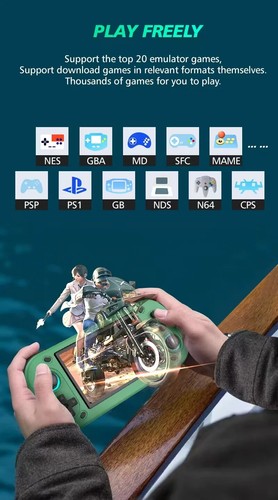 R43S 4.3 Inch IPS Screen Linux System Handheld Video Game Console For PSP/GBA/FC - Picture 4 of 10