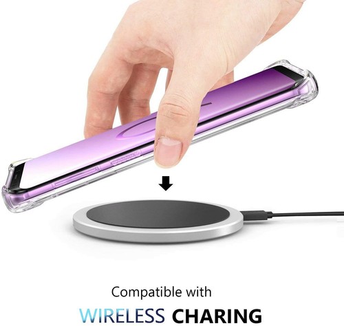 Für Samsung Galaxy S21 S20 FE S8 S9 Plus durchsichtige Handyhülle + Displayschutzfolie - Bild 10 von 30
