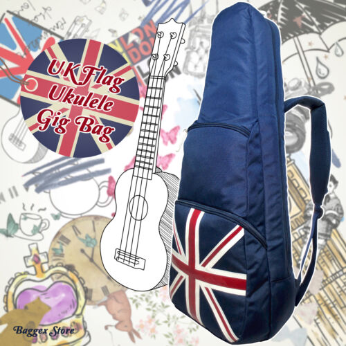 30" Baritone Musical Instrument Ukulele Gig Bag Rucksack Backpack Soft Case 2Way - Picture 2 of 12