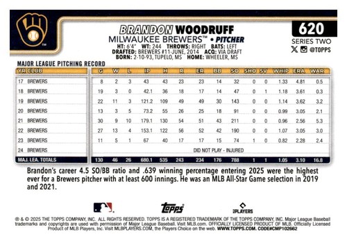 2025 Topps Series 2 Base 526-700 Baseball Cards Complete Your Set You Pick Card - Picture 191 of 351