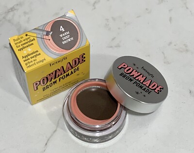 Benefit Powmade Brow Pomade 4 WARM DEEP BROWN - full size NIB