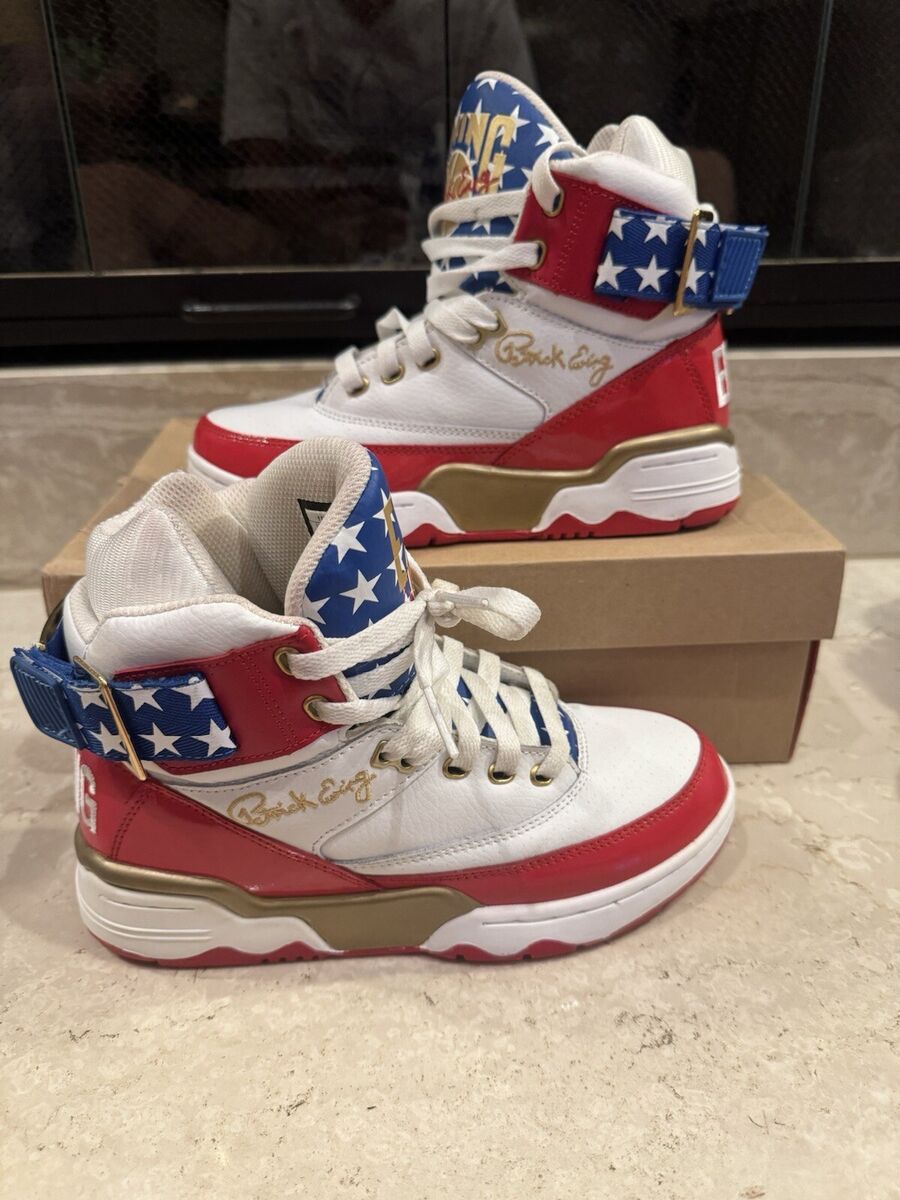 Patrick Ewing Athletics 33 Hi USA Basketball Sneakers Sz 6 | eBay Patrick Ewing Athletics 33 Hi USA Basketball Sneakers Sz 6 | eBay