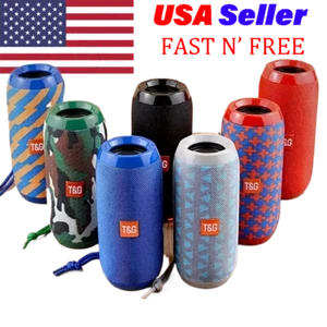 Bluetooth Speaker Wireless Portable Waterproof Outdoor Loud Stereo Bass USB FM
