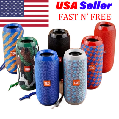 Bluetooth Speaker Wireless Portable Waterproof Outdoor Loud Stereo Bass USB FM