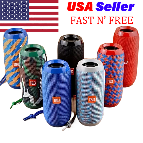 Bluetooth Speaker Wireless Portable Waterproof Outdoor Loud Stereo Bass USB FM