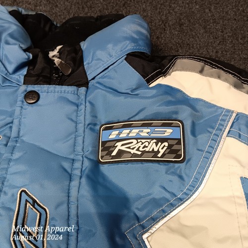 Choko Jacket Youth 18 Blue Fleece Lined Racing HR3 Hot Rider - Picture 4 of 13