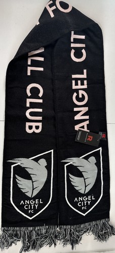 Angel City FC Scarf Ruffneck Scarves New With Tags Black Pink Grey - Picture 2 of 3